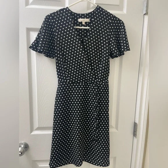 Monteau polka dot hot sale dress